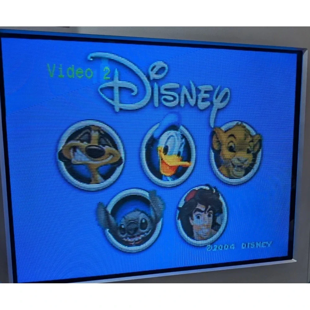 Disney Jakks Pacific Plug It In & Play TV Games 2004 Joystick Retro Console
